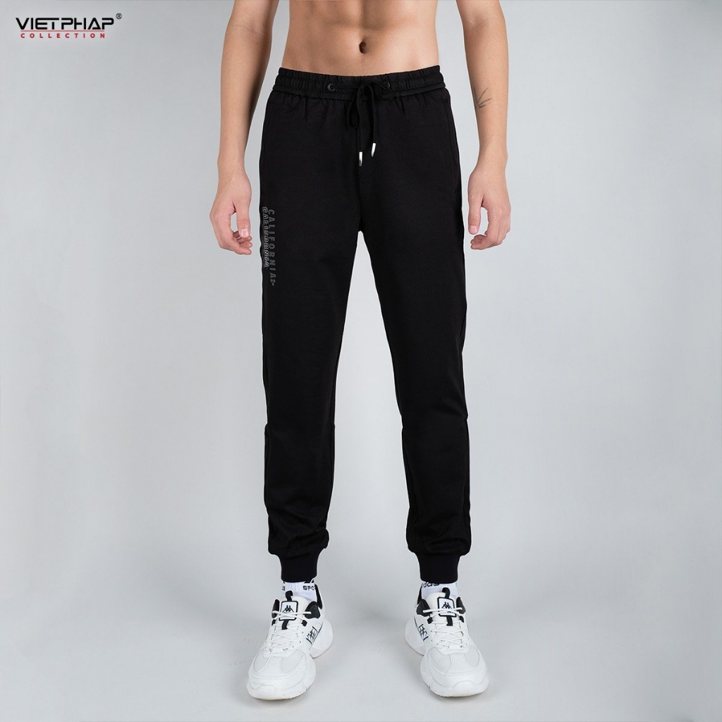 Quần Jogger Thun Cao Cấp VIỆT PHÁP/ Chất liệu cotton co dãn thoải mái, sang trọng, cạp chun bo 9727