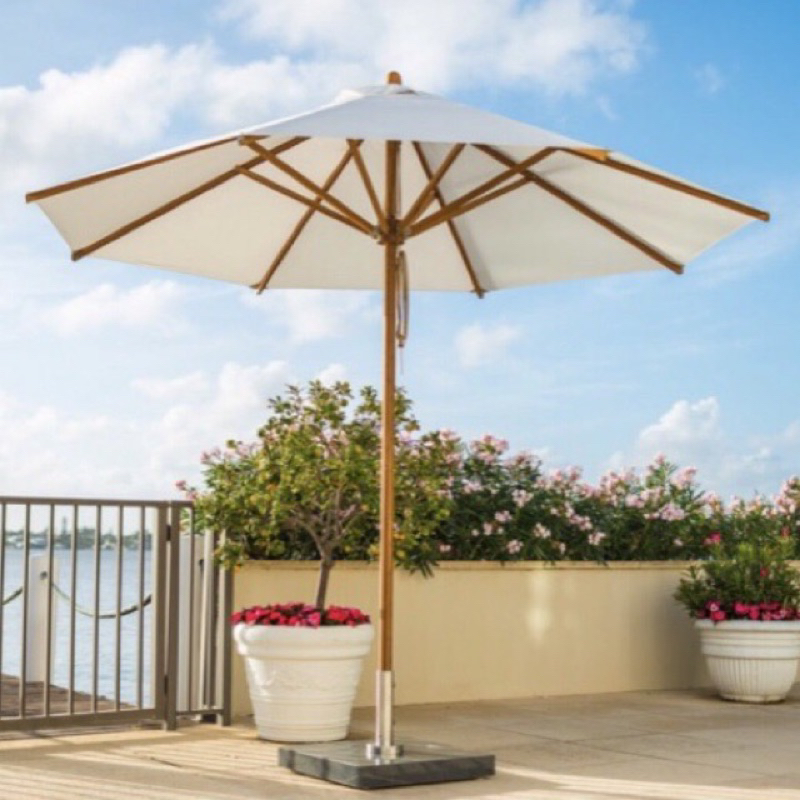 Dù gỗ chính tâm cán gỗ 3m