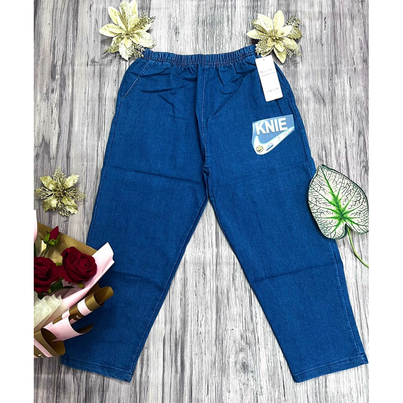 Quần jean 9 tấc co giãn, quần jean lưng thun từ 45 kí đến 65 kí