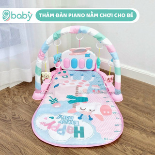 Thảm nhạc 9BABY mẫu hươu hồng đáng yêu cho bé nằm chơi phát triển vận động