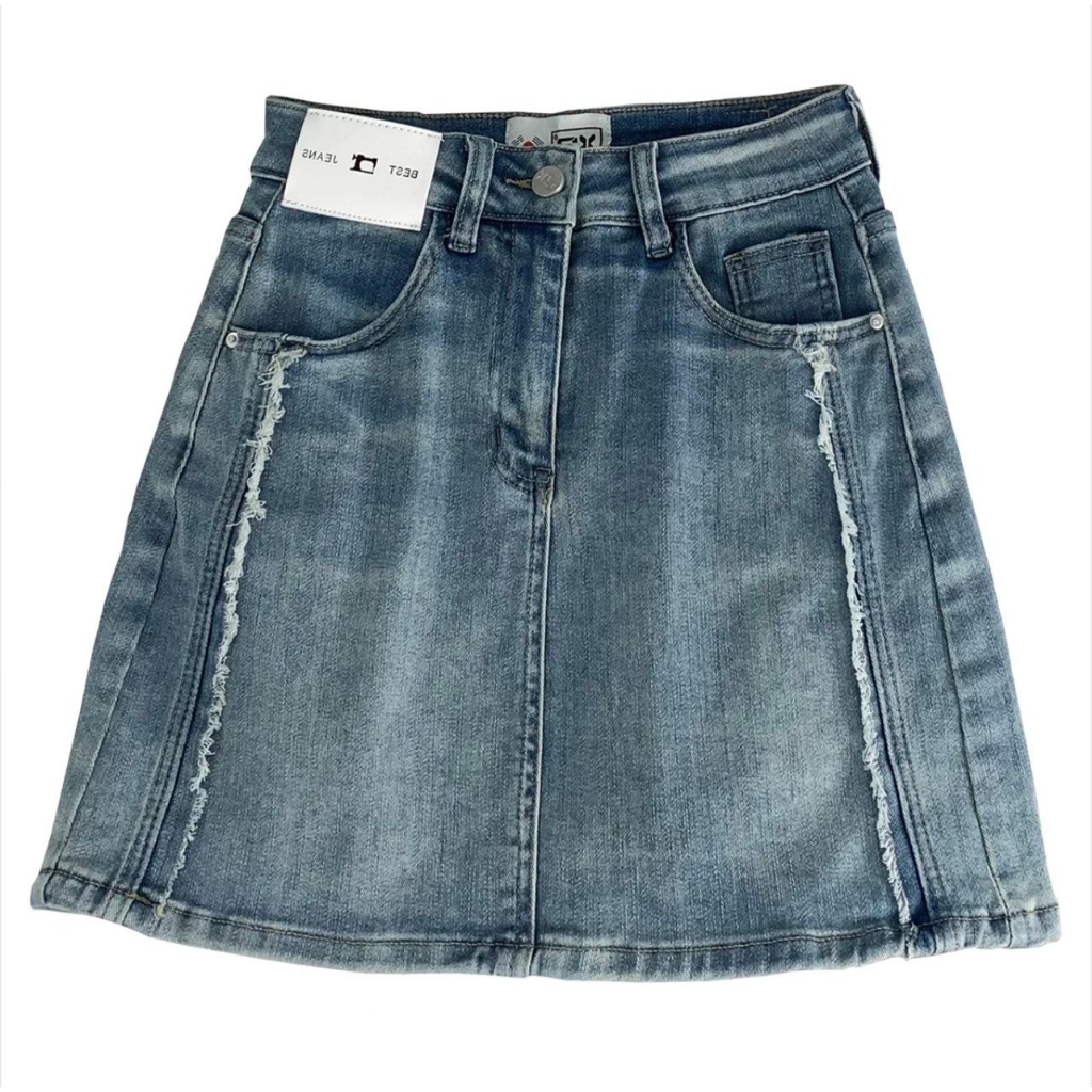 Chân Váy Jean Ngắn Nữ Bigsize Mập Fashion Chân Váy Jean Bigsize Co Giãn 4 Chiều Thon Gọn Đủ size 50-90kg CV0008
