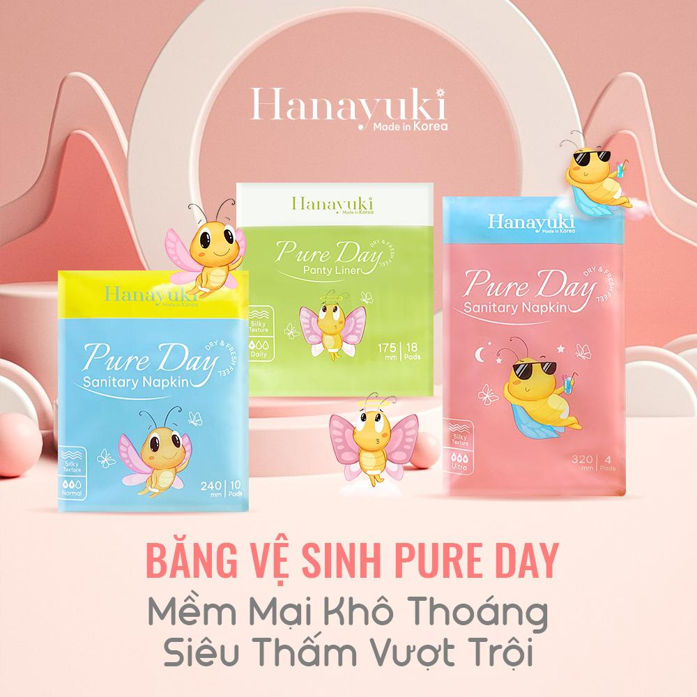 Băng Vệ Sinh Ban Ngày Siêu Thấm Pure Day Sanitary Napkin Size M