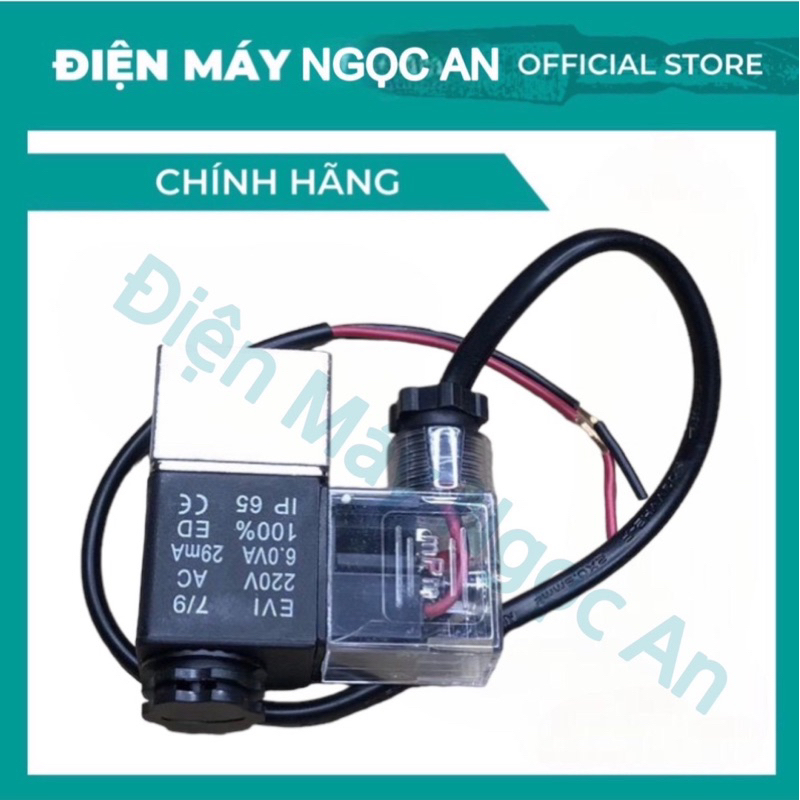 Van Điện Từ Máy Nén Khí Sạch Giảm Âm Không Dầu, Rơle Máy Giảm Âm