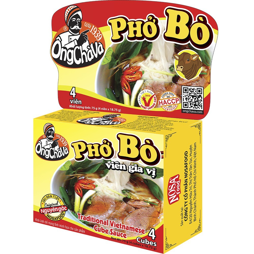 Gia Vị Nosafood Phở Bò Ông Chà Và ( Hộp 75gr )