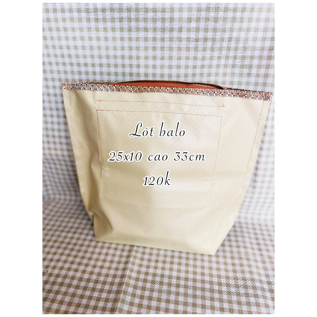 Lót túi A4 - đứng 25 × 10cm cao 33cm