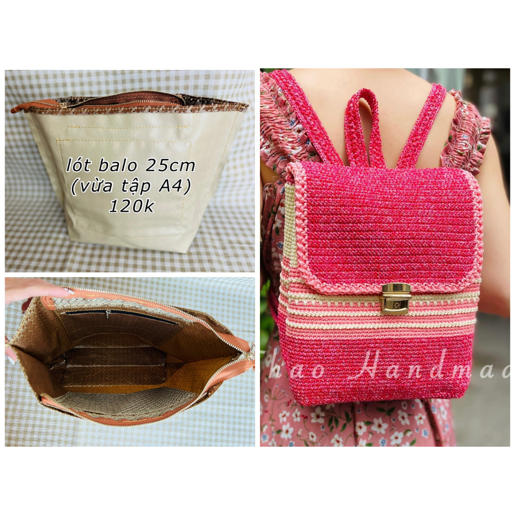 Lót túi A4 - đứng 25 × 10cm cao 33cm