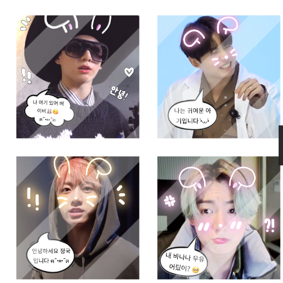 Sticker  niêm phong cute style Hàn-Giá rẻ-Hàng sẵn