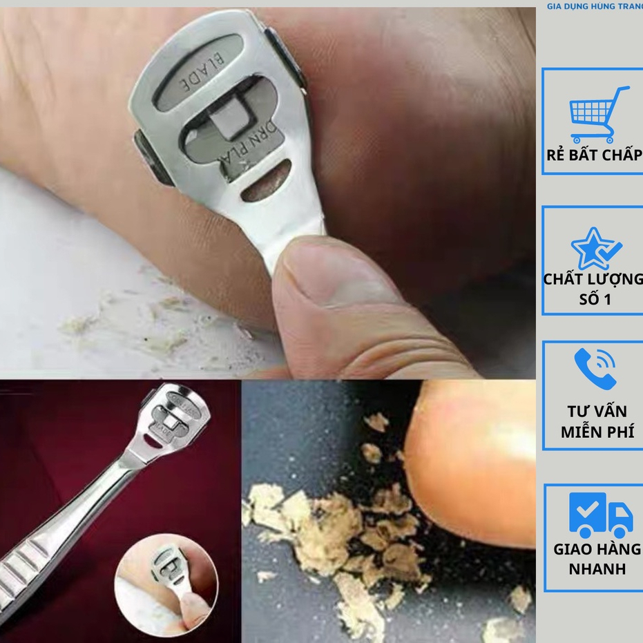 Dụng Cụ Chà Gót Chân Tẩy Da Chết Kèm 20 Lưỡi Dao Cạo