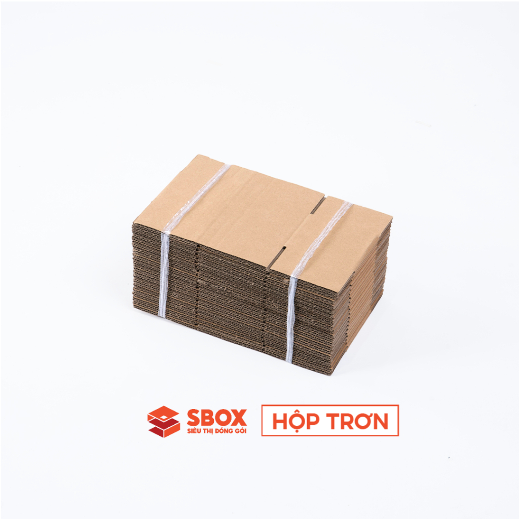 Combo 120 thùng carton đóng hàng giá xưởng - 20x10x8cm - logo Shopee hoặc hộp trơn - Giao số lượng lớn