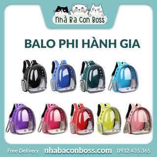 Balo phi hành gia cho chó mèo trong suốt