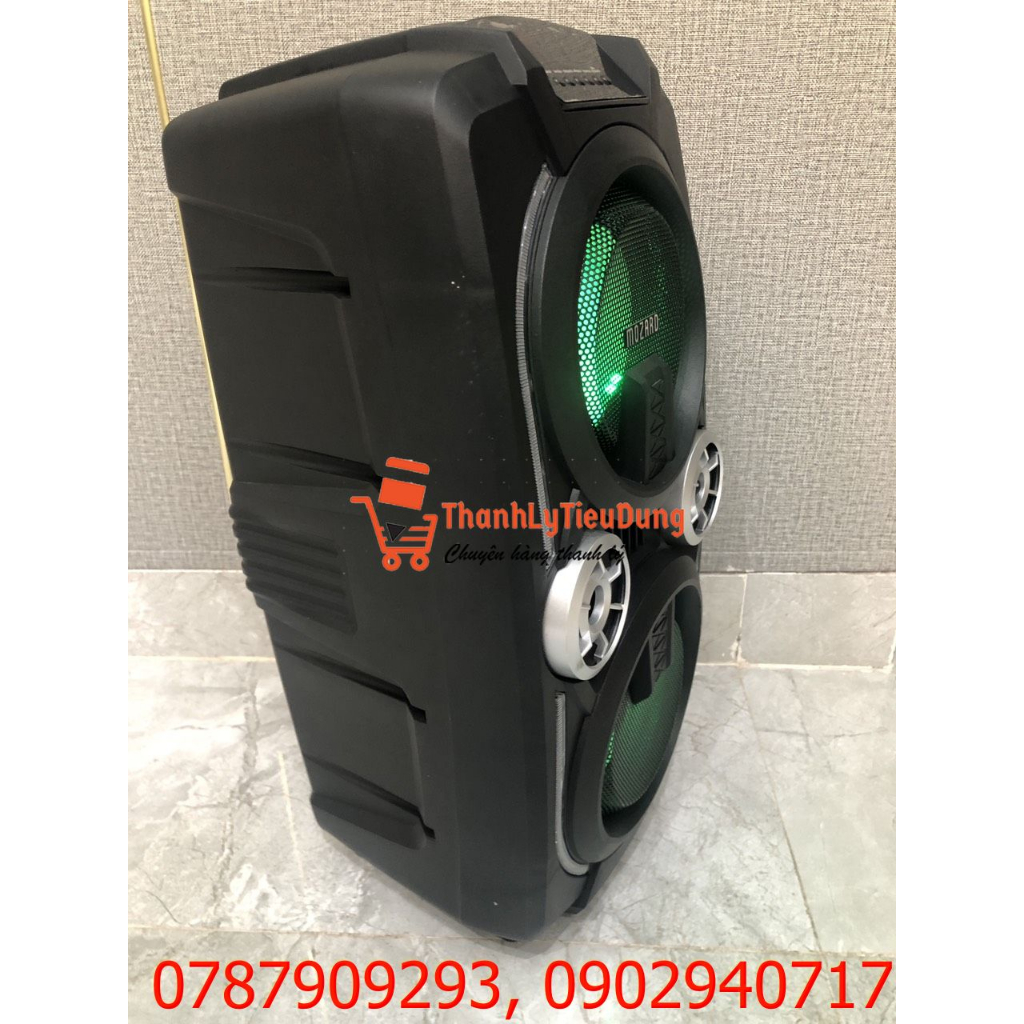 Loa Kéo Bluetooth Mozard L0629K Đen Xám - HÀNG TRƯNG BÀY