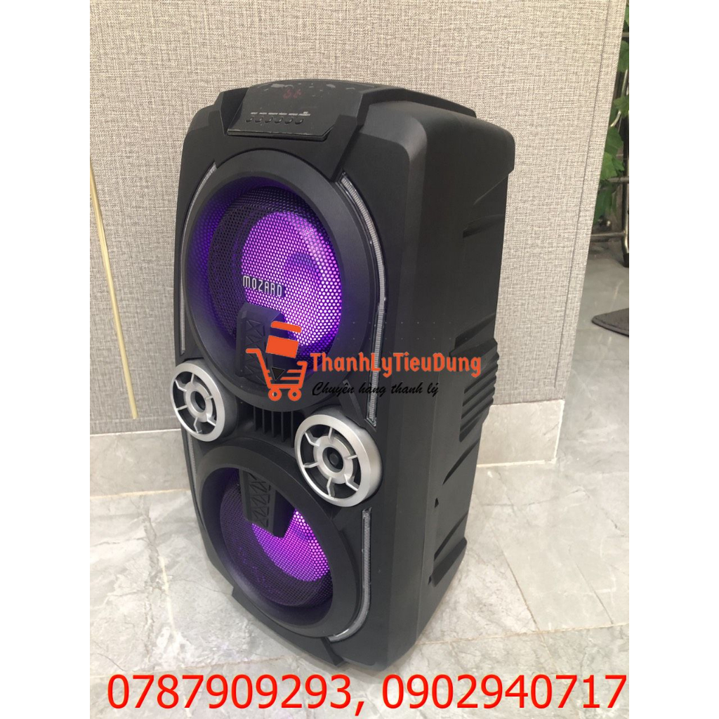 Loa Kéo Bluetooth Mozard L0629K Đen Xám - HÀNG TRƯNG BÀY