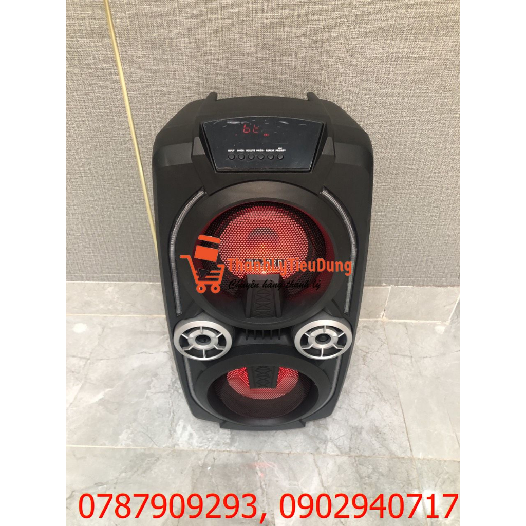 Loa Kéo Bluetooth Mozard L0629K Đen Xám - HÀNG TRƯNG BÀY