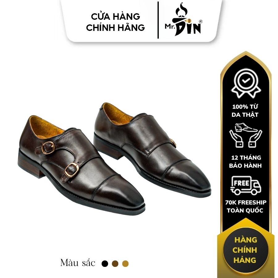 Giày Tây Nam Monkstrap Da Cao Cấp Bảo Hành 12 Tháng MD011 | BigBuy360 - bigbuy360.vn