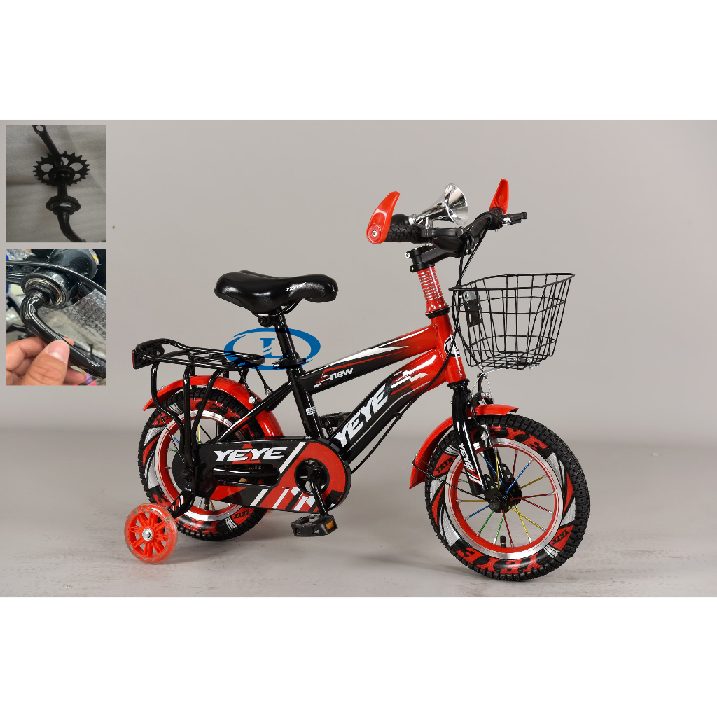 Xe Đạp trẻ em 12inch niềng nhôm mẫu mới 2023 dành cho bé trai từ 3 - 6 tuổi
