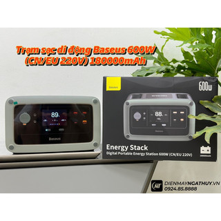 Trạm điện dự phòng Baseus 180.000mah 600W/Litheli B300 , dung lượng 83.200mAh ( 300Wh )/Litheli B600 ,160.000mAh 600W