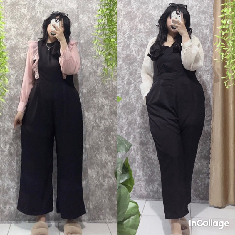 Jumpsuit Bigszie Nữ 60kg đến 95kg(ảnh thật Mỹ Nhung bigszie)