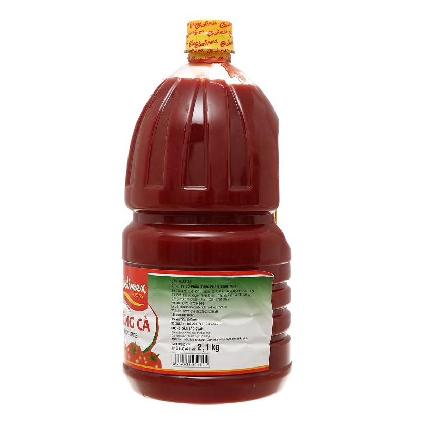 Tương Cà Cholimex 2.1KG  - Tương cà chua cấp thêm năng lượng, kích thích vị giác - KETCHUP 2,1kg