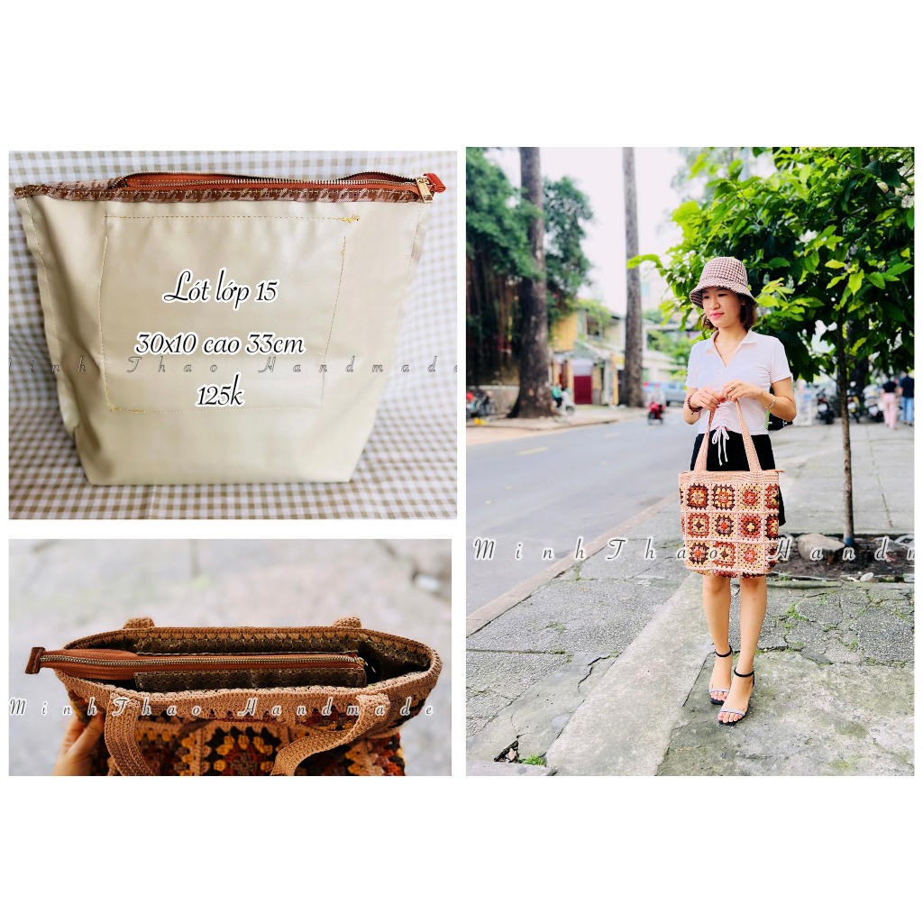 Lót túi tote