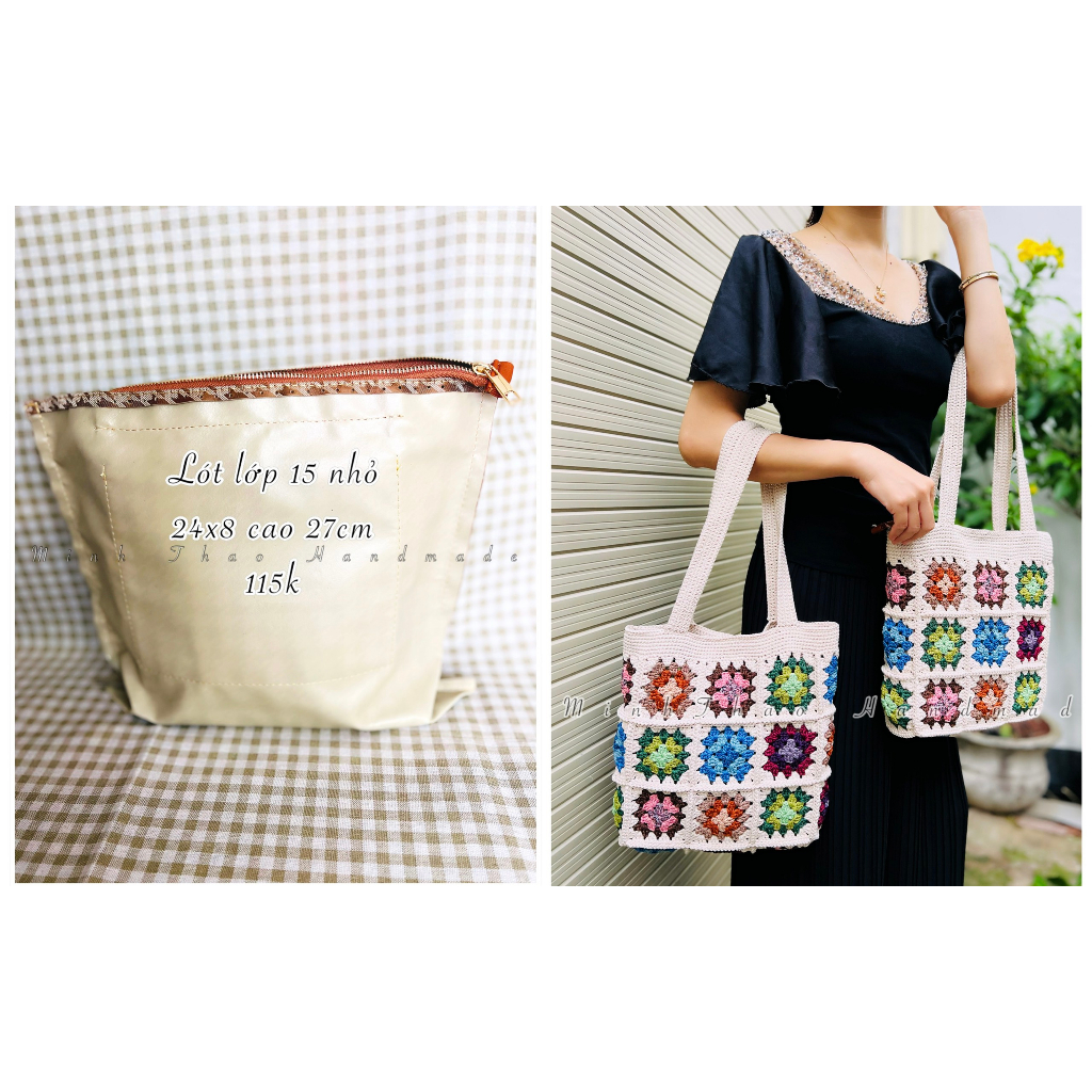 Lót túi tote