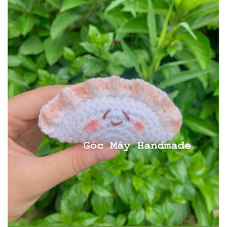 Móc khoá len sủi cảo/ Há cảo len/ Mandu len