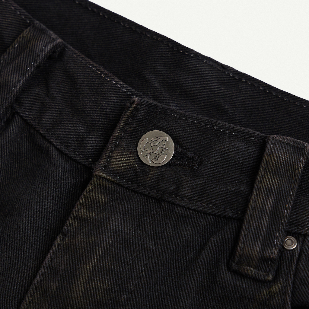 TRASH JEANS BLACK / Quần jeans cạp trễ / GAMBLE WORLDWIDE