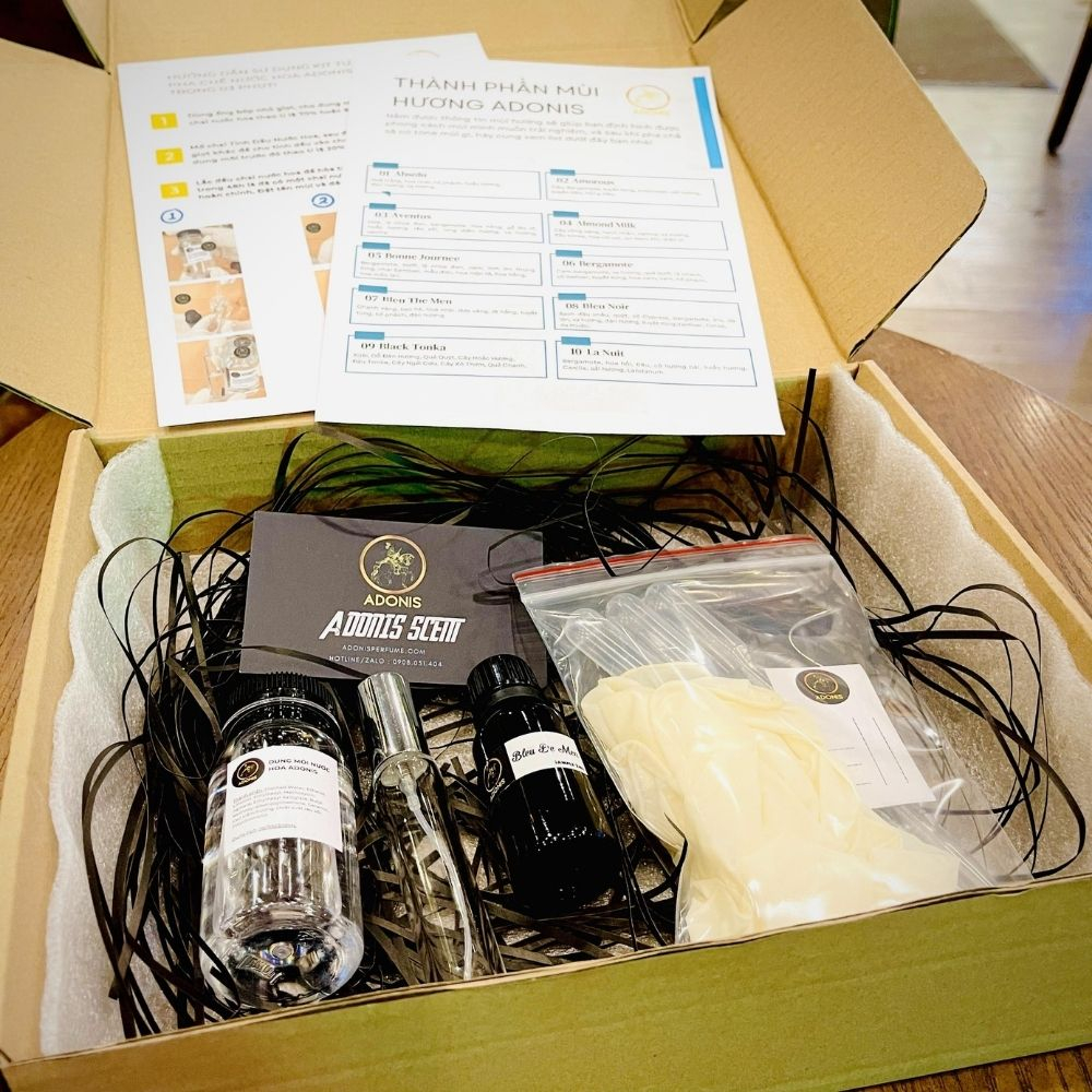 SET Tự Pha Chế Nước Hoa Adonis Nhiều Mùi - Tự Tạo Mùi Hương Cho Riêng Mình