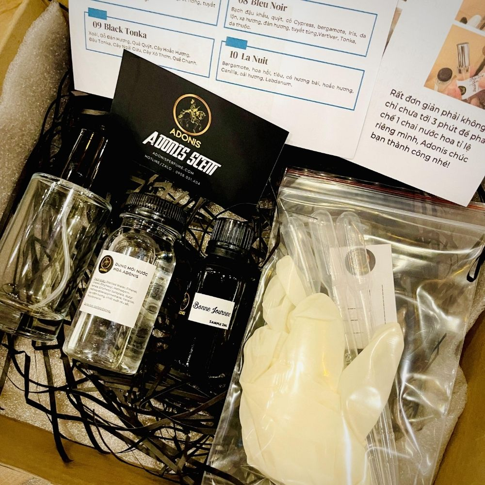 SET Tự Pha Chế Nước Hoa Adonis Nhiều Mùi - Tự Tạo Mùi Hương Cho Riêng Mình