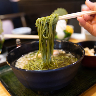 [CHỈ GIAO HCM] Mì Cha Soba Nhật Bản {Shimadaya} (5 Vắt) 1KG [Đông Lạnh] - Mì Soba Trà Xanh