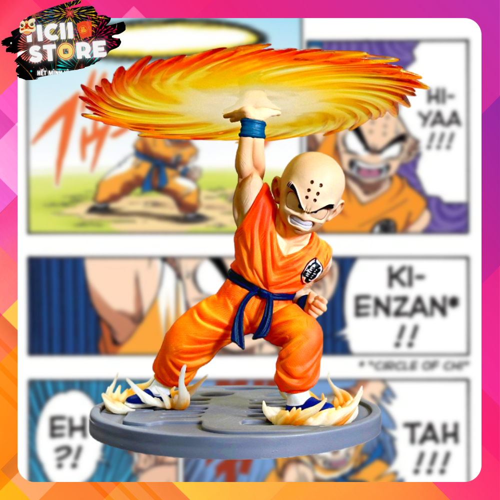 Mô hình Krillin Kienzan (Destructo-Disc) Clouds Studio cao 18cm hàng mới cực đẹp - Figure Dragon Ball
