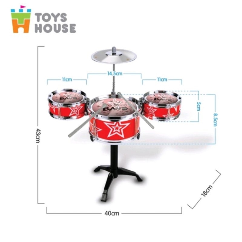 Đồ chơi hướng nghiệp trống cho bé