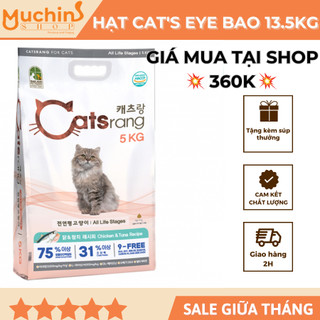(GIÁ MUA TẠI SHOP 360K) ( Hỏa Tốc 2H ) Thức Ăn Cho Mèo Hạt Catsrang Túi 5KG - Catsrang Thơm Ngon | Muchinshop