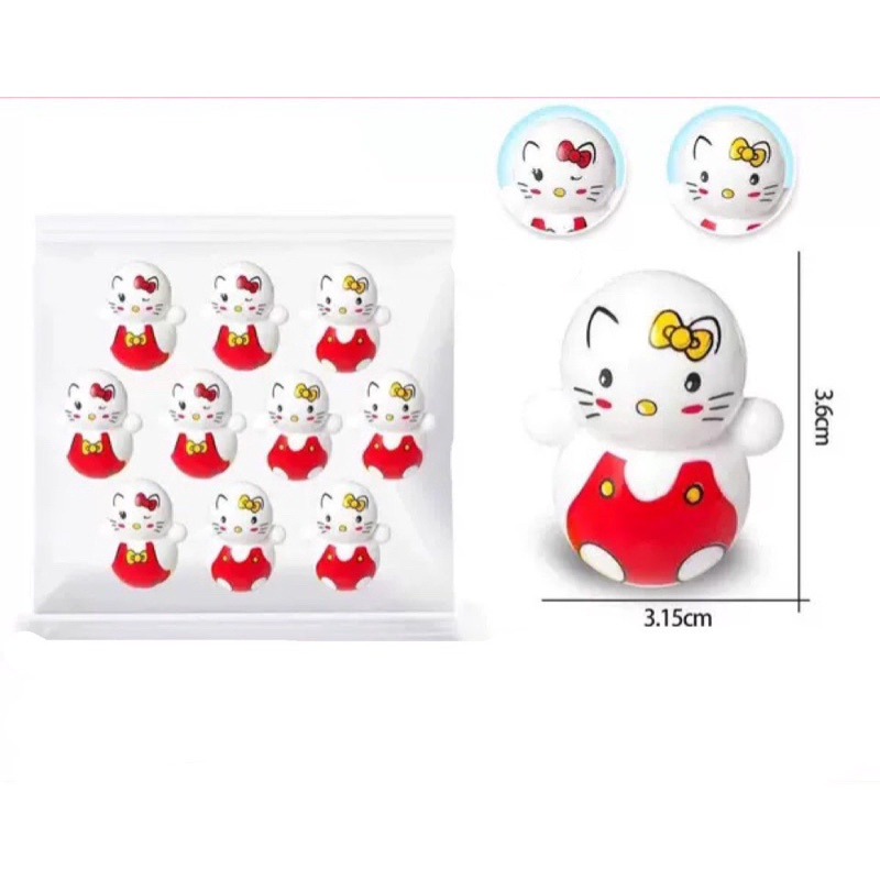 Lật Đật mini Hình Squid Game Và Doaremon Dễ Thương Siêu Đáng Yêu Đồ Chơi Cho Bé.