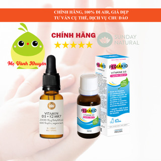 Vitamin giọt thuần chay D3K2 cho bé, Đức (20ml)
