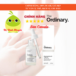 Serum B3 và kẽm The Ordinary Niacinamide 10% + ZinC 1%, Canada (30ml)