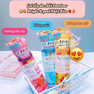 Detclear bright & peel tẩy da chết