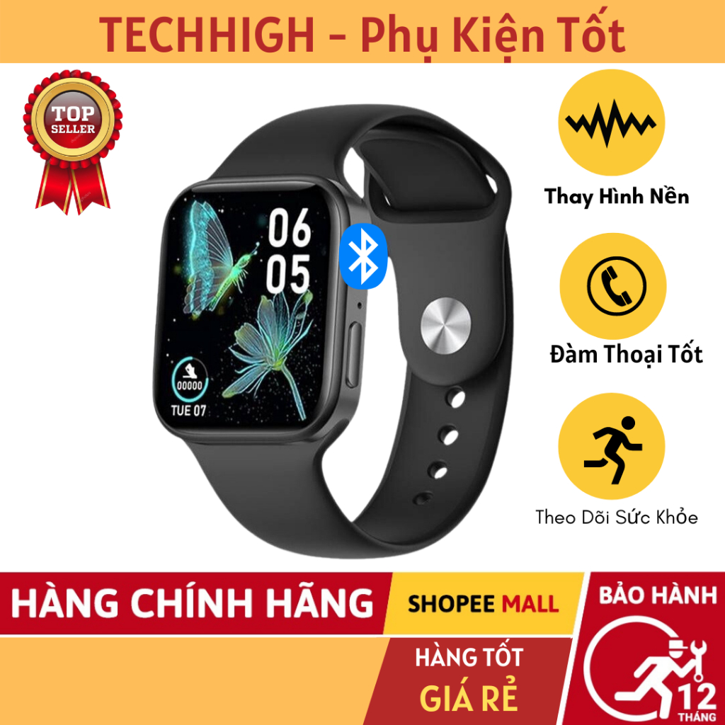 Đồng Hồ Thông Minh T700 Prm 5.0 Kết Nối Bluetooth Nghe Gọi, Nhận Thông Báo Viền Thép Phong Cách Á - ÂU TECHZONE MALL