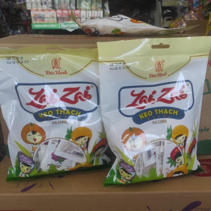 Thùng 20 gói kẹo thạch zai zai Đức Hạnh (20 gói x 350g)