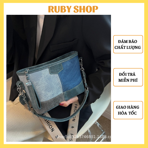 Túi xách nữ đeo vai , kẹp nách chất liệu Deim thời trang mùa hè 2023 MSP106 - RUBY SHOP