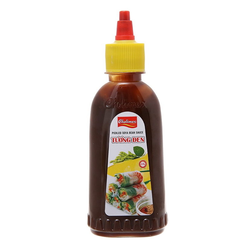Tương đen Cholimex chai 230g - Tương ngọt đậu nành, thích hợp để dùng cả chay, mặn.