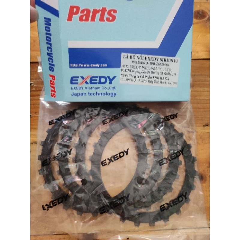 TRỌN BỘ LÁ BỐ SIRIUS FI HÀNG CHÍNH HÃNG EXEDY