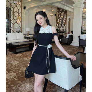 ĐẦM TRỄ VAI CỔ SƠ MI