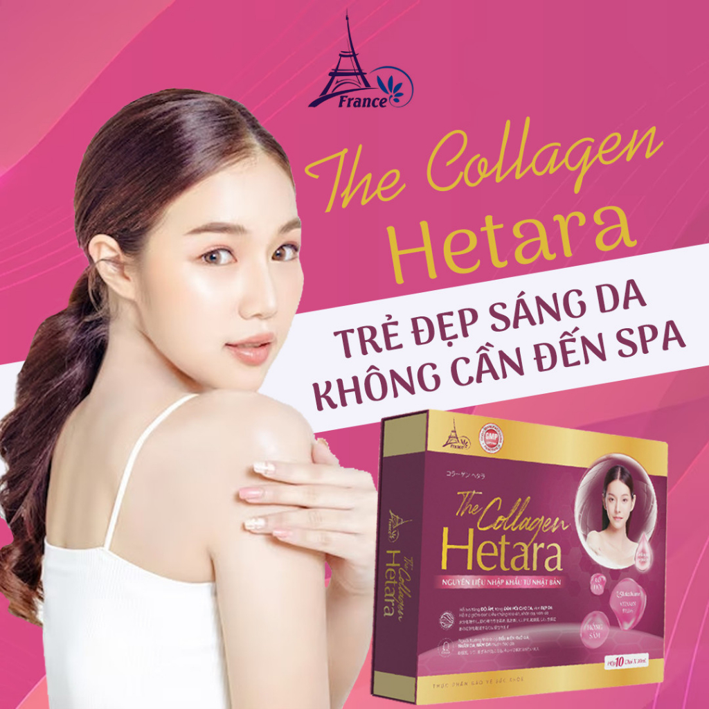 The Colagen HETARA Dạng Nước Nhật Bản - Hộp 10 chai