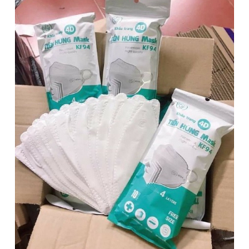 Khẩu trang KF94 Tiến Hùng màu trắng