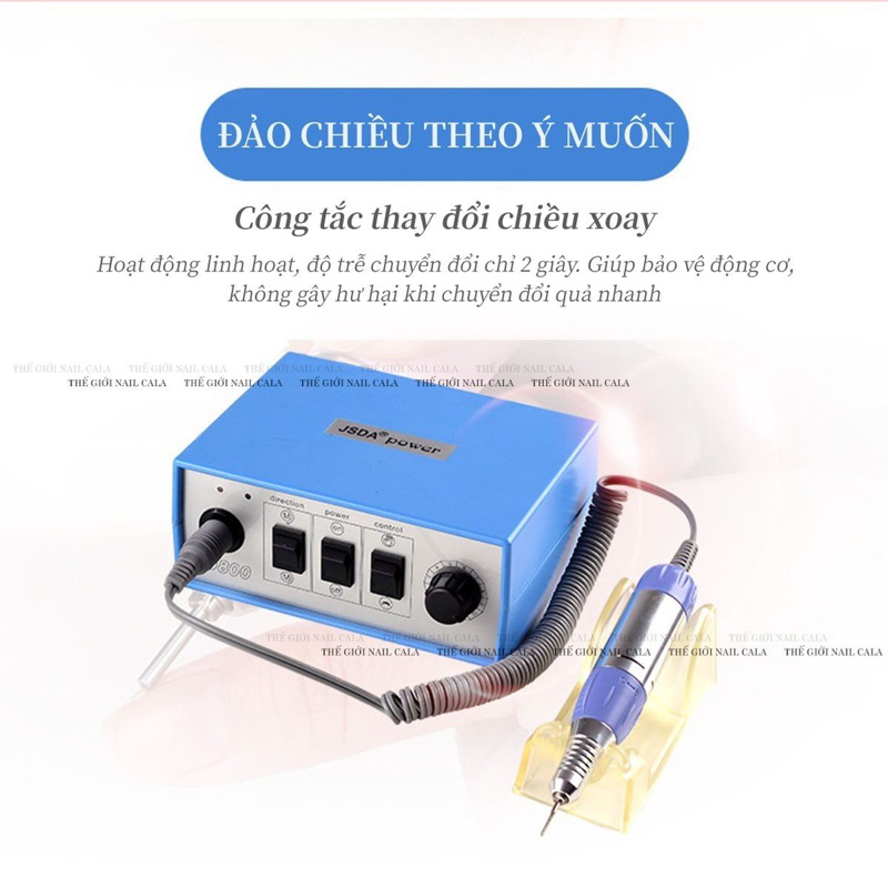 Máy mài JD800 chính hãng- Máy mài móng JD800 hàng chuẩn- Máy mài khoẻ êm tay