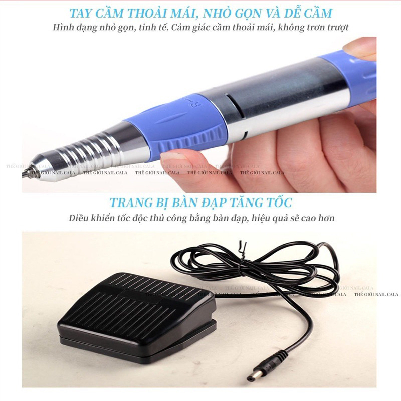 Máy mài JD800 chính hãng- Máy mài móng JD800 hàng chuẩn- Máy mài khoẻ êm tay