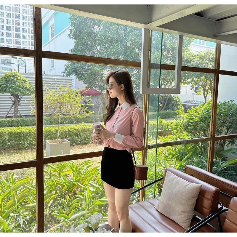 𝐁𝐥𝐚𝐮𝐞𝐁𝐥𝐮𝐦𝐞🦋 -  Cheap moment w Lisa Black Pink - Mini box - túi hộp nâu thanh lịch 🤎