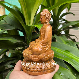 Tượng phật a di đà gỗ bách thơm