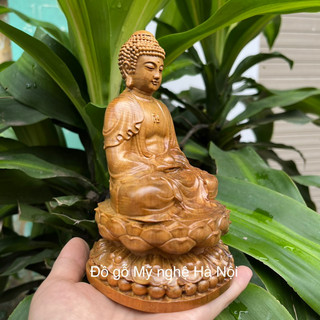 Tượng phật a di đà gỗ bách thơm