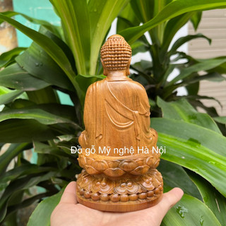 Tượng phật a di đà gỗ bách thơm